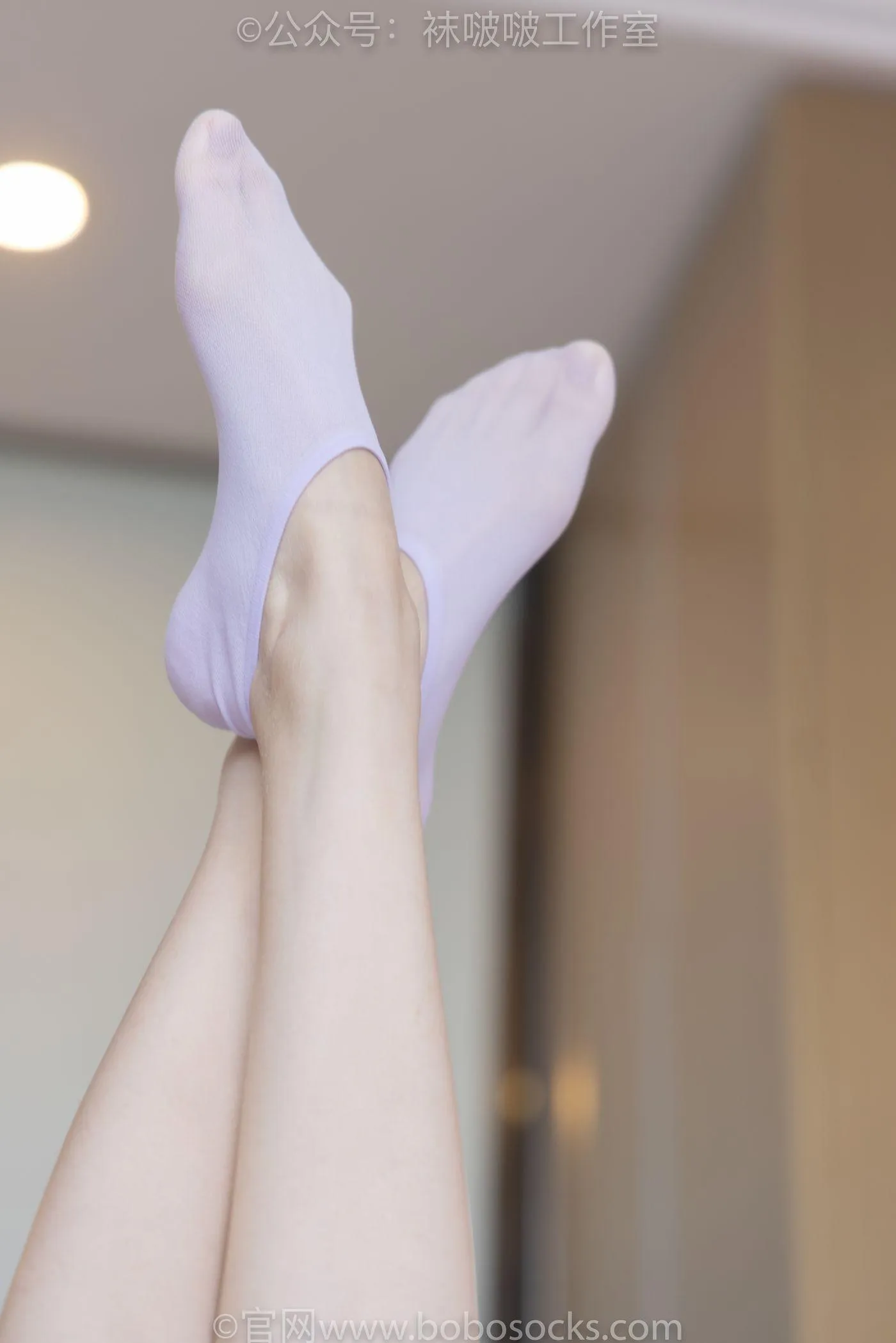 [BoBoSocks袜啵啵]NO.091 稚予-板鞋、淡粉色船袜、黑色船袜、裸足 [148P]插图7